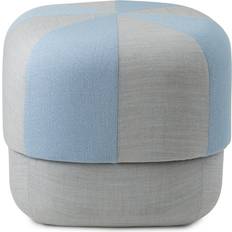 Azul Pufs Normann Copenhagen Circus Duo Pouf S Hellblau/Stoff Kvadrat 40x46 cm Puf