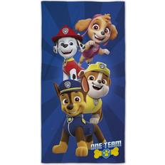 Licens Paw Patrol håndklæde One Team 70x140 cm 100% Bomuld Blødt badehåndklæde