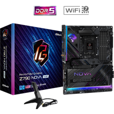 Asrock ATX - Socket 1700 Cartes Mères Asrock Z790 Nova WiFi 14th 13th Gen ATX DDR5 1 PCIe 5.0 x16 2.5G LAN WiFi 7 + Bluetooth Motherboards