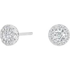 KateNor Rhodium Pläterade Silverörhängen - Silver