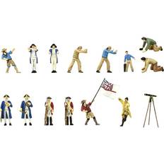 Set 14 Figurines avec Accessoires Mètal HMS Endeavour
