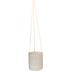 Hanging plant pot, White.