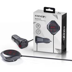 Teknikproffset CARQ7S FM-sändare Bluetooth-handsfree & dubbla USB-portar