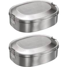 Acciaio inossidabile Contenitori per cibo Vesperdose Break In Acciaio Inox Piccolo 0.45 Litri Contenitore per cibo