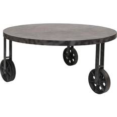 Trademark Living Acero Metall Sofabord På Hjul Soffbord