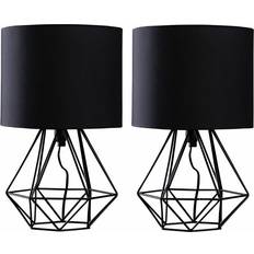 ValueLights 2 Angus Bedside Lounge Table Lamp