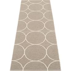 Tæpper & Skind Pappelina Boo Gulvløber, Dark Linen/vanilla Boo Grå, Beige cm