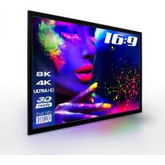 Projektionstücher eSmart Professional MIRALE Akustik-Rahmen Leinwand 186 x 105 cm 84" 16:9