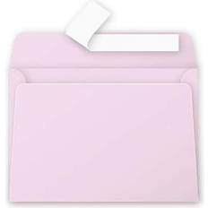 Fournitures d'Expédition et d'Emballage Clairefontaine Enveloppe 120g 114x162 rose dragée pqt 20