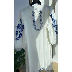 Love & Divine Kjole Cream/Blue
