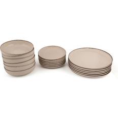 Beige Serviser Hermia set 18 pcs. MOD18Y2730P02 Servise