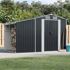 Outbuildings sale vidaXL Garden Shed Anthracite 277 x 192.5 x 179 cm (Building Area )