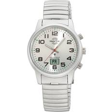 Master Time MTLA-10820-42M Damen-Funkuhr mit Zugband