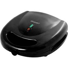 Sandwichmaker Exquisit Sandwichtoaster ST 3101 sw Black, Toaster, Schwarz