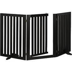 Dog&baby fence fire guard protective barrier for kids&pets wooden safety gate