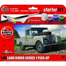 1:43 Car Track Airfix Starter Set Land Rover Series 1 Pick Up 1:43