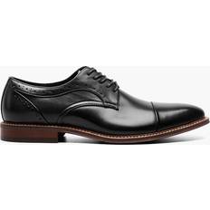 Cap Toe Low Shoes Stacy Adams Maddox - Black Smooth