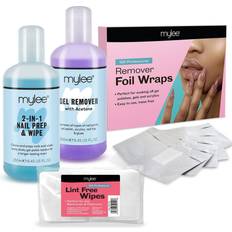 Mylee prep & wipe remover wipes wraps uv led kit gel polish