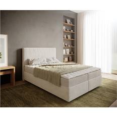 Senge & Madrasser DeLife Dream-Well Bouclé Boxspringbett