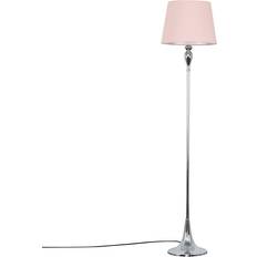 Silver Floor Lamps ValueLights Modern Polished Floor Lamp