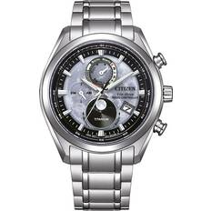 Radiostyrd klocka Citizen BY1010-81H Eco-Drive Moonphase Titanium Radiostyrd