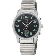 Master Time Herre Armbåndsure Master Time MTGA-10763-22Z Herren-Funkuhr mit Zugband