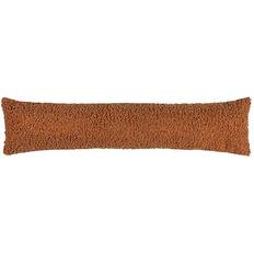 Saunas Yard Cabu Textured Boucle Draught Excluder Ginger 92 x 23cm