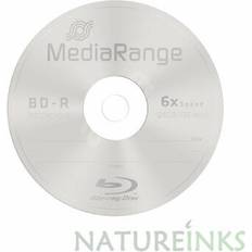 Stockage Optique MediaRange Blu-ray Disc BD-R 25 Go 1-6x Speed Jewel case 1pcs