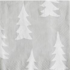 Festartikler Fine Little Day Gran servietter 25-pak sand-hvid