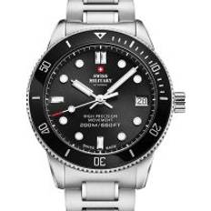 Swiss Military Dame Armbåndsure Swiss Military SM34089.01 Diver 37mm 20ATM