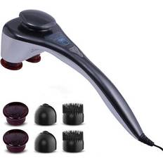 AVT Compact electric handheld massager heat percussion deep body machine double head