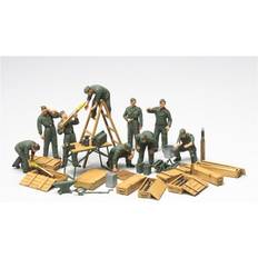 Scale Models & Model Kits Tamiya 1/48 WWII German Tank Crew Field Maintenance Set 32547