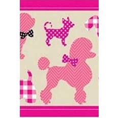 Flair Rugs Novelty Indoor Play Mat Bedroom Accessory Cute Pink 60x90cm