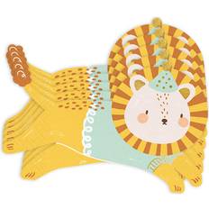 Brown Paper Napkins PartyDeco Lion Paper Napkins Pack of 20 16 x 10 cm