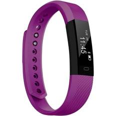 JTI Fitnessarmband für Android und iOS Lila Smartwatch