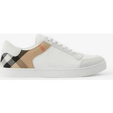 Burberry Sneakers Burberry Leather, Suede and House Check Cotton Sneakers 46.5, White