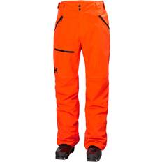 Polyamid - XL Hosen & Shorts Helly Hansen Men's Sogn Cargo Ski Pants - Neon Orange