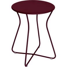 Empilable Tabourets d'extérieur Fermob Cocotte Tabouret H 45.5 cm Cerisier Noir - Rouge