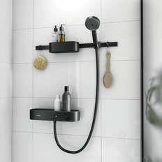 Hansgrohe Brusesæt Wallstoris m/termostat matsort Sort