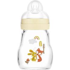 Mam Saugflaschen Mam Babyflasche Feel Good Elements, Glas, 170 ml, ab 0M beige