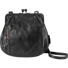 Aunts & Uncles Grandma's Luxury Club Mrs Fortune Cookie Shoulder Bag Leather Black