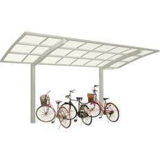 Gartenhäuser Ximax carport Portoforte Mini type 60 stainless steel look 201 x 254cm special production (Gebäudefläche 5.1 m²)