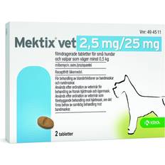 Mektix vet, filmdragerad tablett 2,5 mg/25