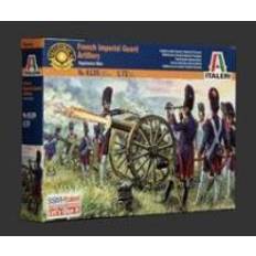 Scale Models & Model Kits Italeri FRENCH IMPERIAL GUARD ARTILLERY NAP. WARS SOLDIERS 1:72 6135