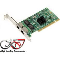 Carte Controleur 2 ports Gigabit Ethernet sur port PCI 16 ou 32 Bit Pour PC ou