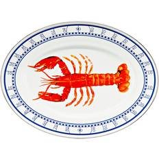 Gold Serving Dishes Golden Rabbit Lobster Enamelware Collection Serving Dish