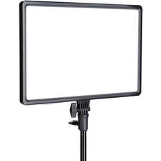 Rollei Lumis LED-panel dubbelfärg, bländfri LED-lampa med 256 lysdioder 128 kallvit och 128 varmvit LED-fotolampa med 50 watt och justerbar färgtemperatur på 3 200 – 5 600 Kelvin