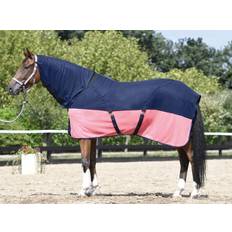 135 cm Pferdedecken Busse Abschwitzdecke COMFORT PLUS navy/grau