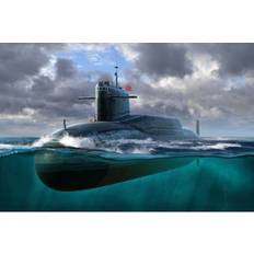 Modeller & Byggesæt Trumpeter 1/144 PLA Chinese Navy Type 092 Xia Class SSN Submarine