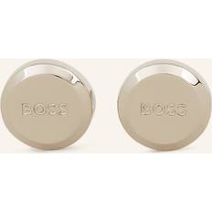 Sølvbelagt Manchetknapper BOSS Round Polished-Brass Cufflinks